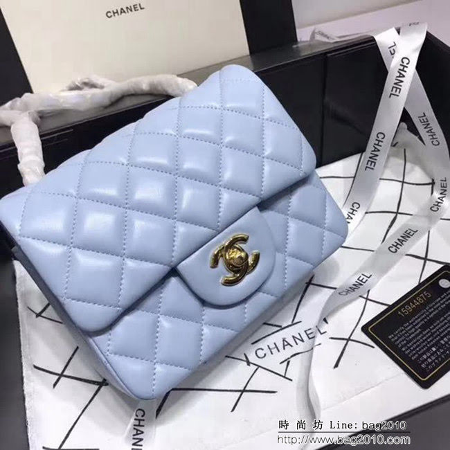 香奈兒CHANEL 升級版A1115進口小羊皮金銀鏈肩背斜跨包 DSC1233